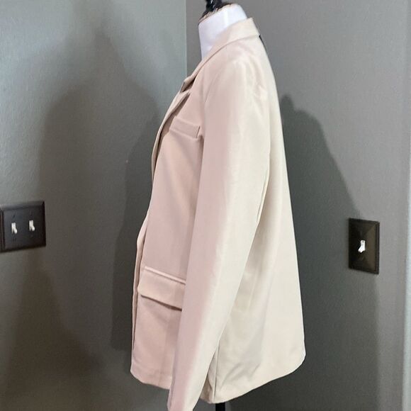 PLT Stone Double Breasted Oversized Boxy Fit Blazer NEW - Picture 6 of 9